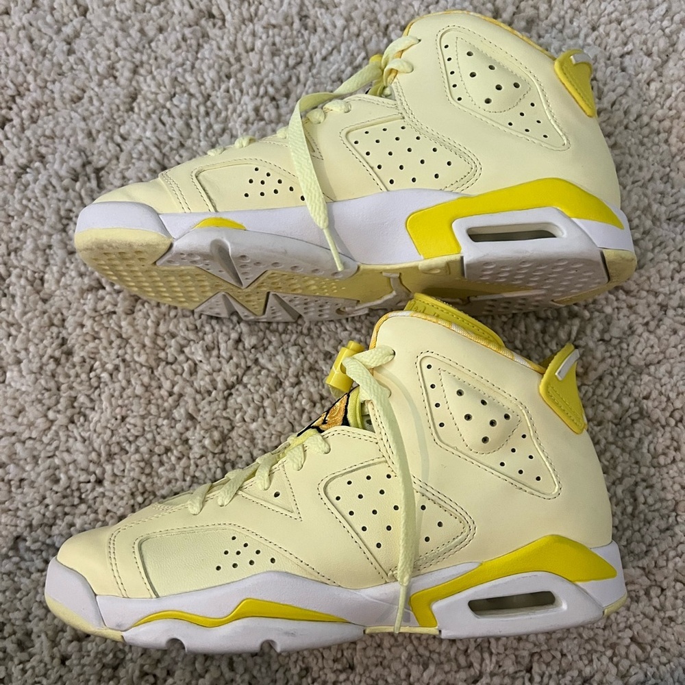 Jordan retro 6 citron size 6Y - Picture 3 of 9